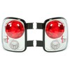 HECASA Tail Light Brake Lamps Compatible with 1999-2004 Chevy Silverado