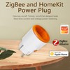 Smart Plugs,ZigBee Smart Socket mit Timer&Stromverbrauchsüberwachung,programmierbarer Stecker,der von der Tuya