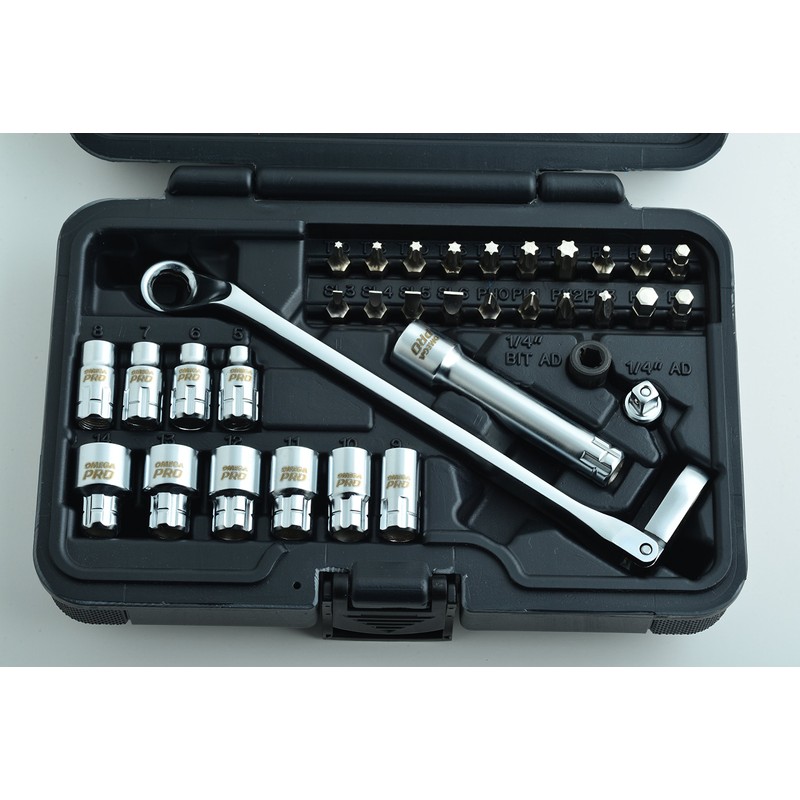 Omega Pro Go-Through Socket Set and Wrench - 1/2 Inch