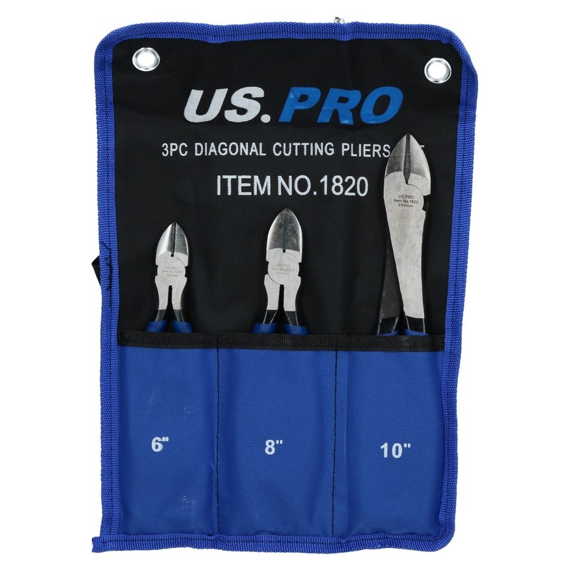 Cutting Plier Side Diagonal Cutters Wire Cable Snips 6" /