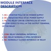 Innfeeltech 1 x DC 24 V relay module 2 channel