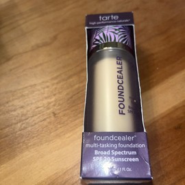 TARTE FOUNDCEALER MULTI-TASKING FOUNDATION SPF 20 - 22S LIGHT SAND 1 OZ BOXED