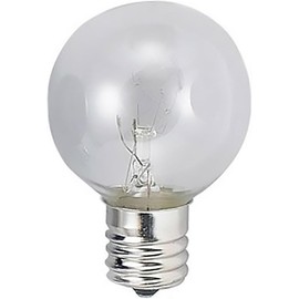 Yazawa Corporation G401710C Baby Ball Ball, 10W, Clear, E17, 1.6 x 2.4 inches (40 x 61 mm)