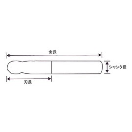 PROCHI PRC-R400M4 4-Blade Carbide Ball End Mill R4.0
