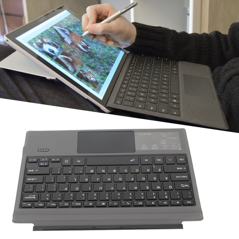 Bluetooth Keyboard Ultra Slim Portable Quiet Typing Magnetic Wireless Keyboard