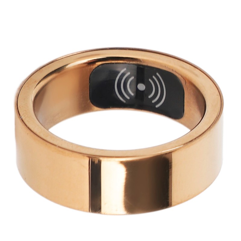 Bluetooth 5.0 Smart Health Ring IP68 Waterproof Stainless Steel Multifunctional