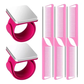 2 Piezas Alfiletero Magnético Pinzas Para Cabello Muñequera