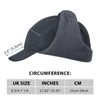 GADIEMKENSD Winter Trapper Hunting Hat with Earflaps Brim Visor Reflective