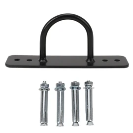 QANYEGN Battle Ropes Anchor Iron Construction, Battle Rope Wall Ceiling Mount Kit, Wall Ceiling Mount Anchor Bracket for Fitness Boxing Equipment (300KG Capacity)