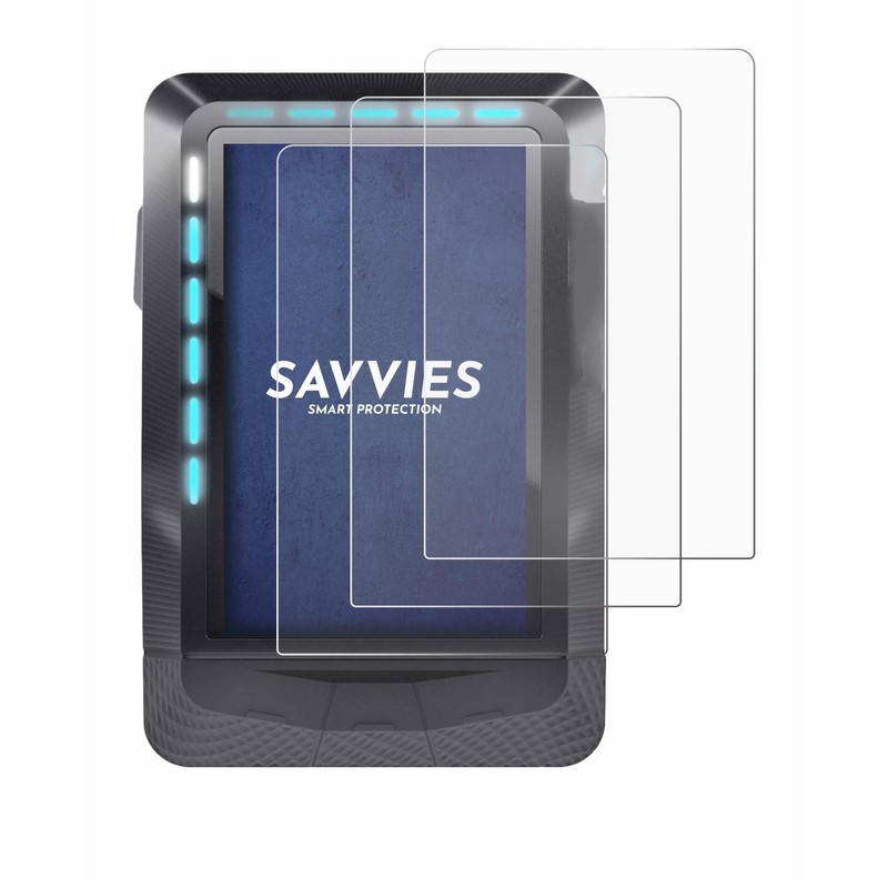 Savvies 6 Pack Screen Protector compatible with Wahoo Elemnt GPS