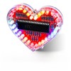 LED Soldering Practice Set, DIY Heart-Shaped LED Soldering Kit, DIY
