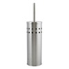 MSV Miami Toilet Brush with Hygienic Container Silver