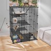 SEGAWE Large Cat Cage with Hammock Indoor DIY Indoor Catio