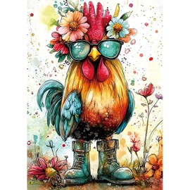 Sunglasses Cool Chicken 1000 Piece Puzzle for Adults