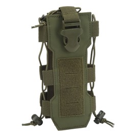 Military Water Bottle Pouch Molle Water Kettle Bag Bottle Holder Bag for Camping Hunting Hiking Green