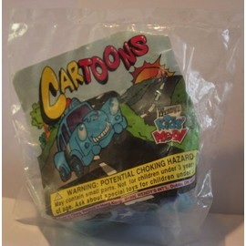 Wendy's Kids Meal Cartoons Blue Police Car Vintage 1996 by Cartoons