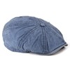 Kangqifen - Gorra plana para hombre con 8 paneles de