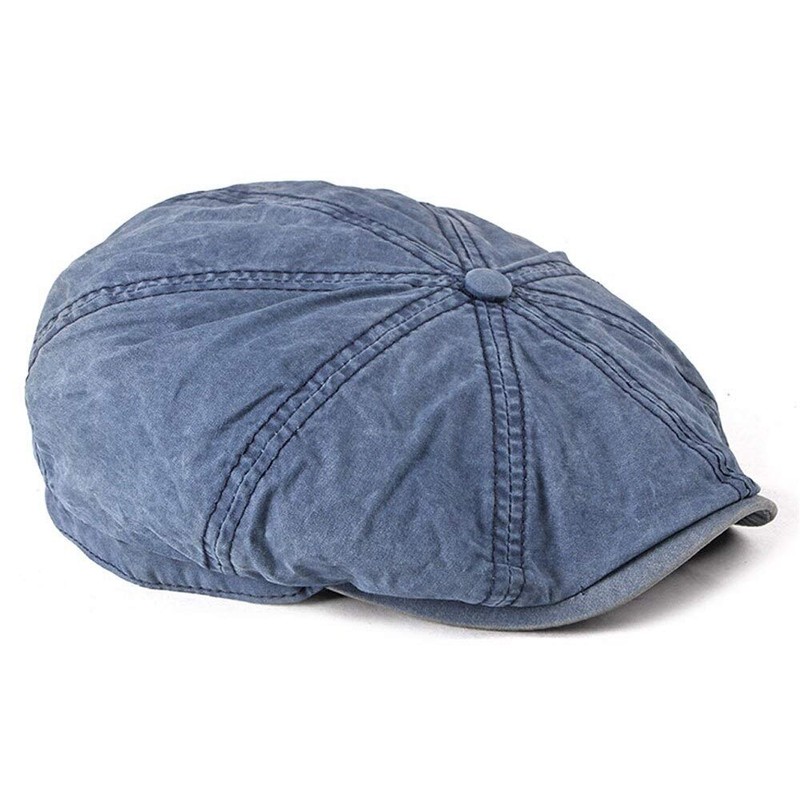 Kangqifen - Gorra plana para hombre con 8 paneles de