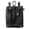 Bowken Club RF-106 Pouch, Accessory Case with Reflective Lines, Black