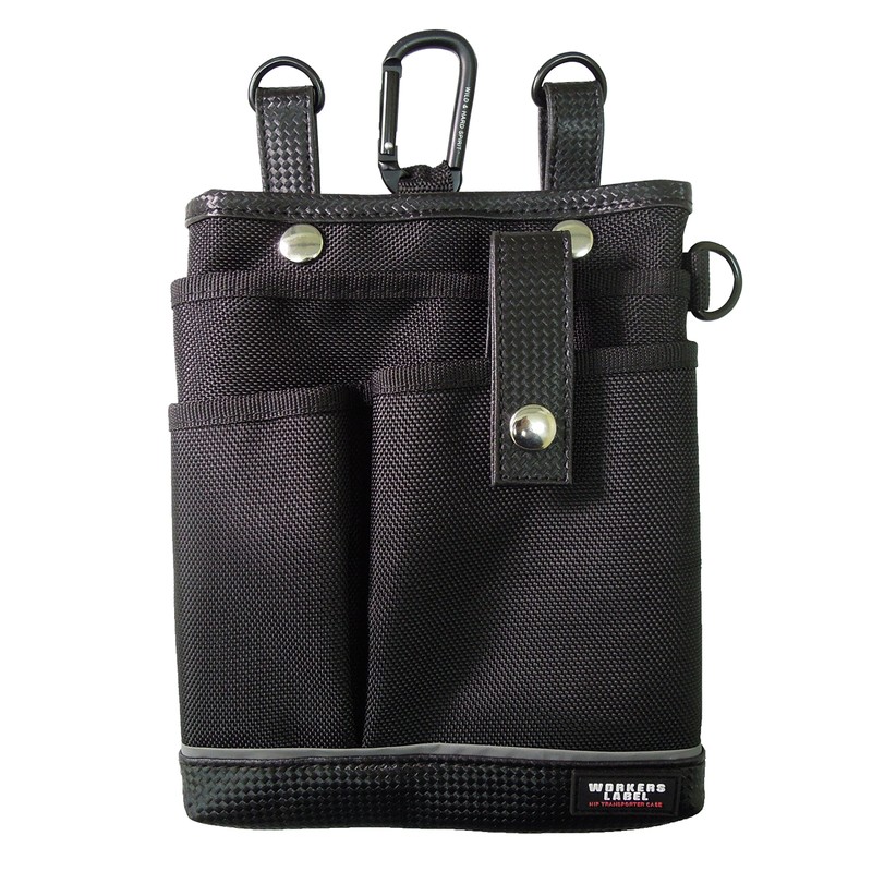 Bowken Club RF-106 Pouch, Accessory Case with Reflective Lines, Black