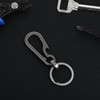 Ouligay Titanium Carabiner Keyring Carabiner Bottle Opener Titanium Carabiner Key