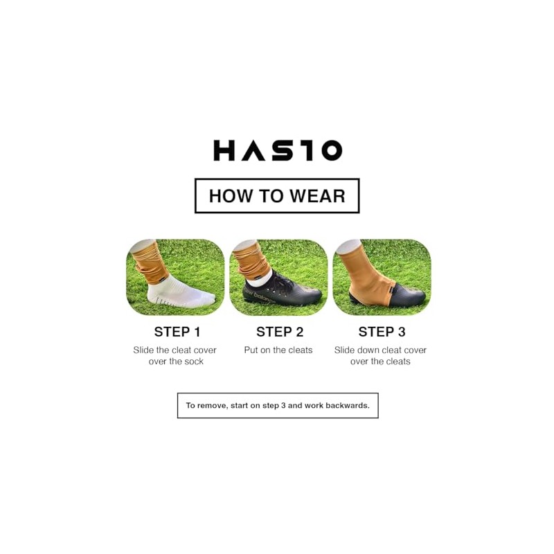 Has10 Cleat Covers (Purple, Large)