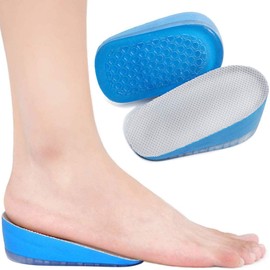 Insole, Secret Shock Absorption, Insole, Height Up, 3 Layer Structure, High Elasticity, Anti-Slip, Standing Work, Half Type, Half Bed Type, 3 Sizes Available in Height (1.5, Women)