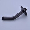 TRUSTMI 6-Inch Shower Arm with Flange, Solid Stainless Steel, Wall