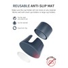 Anti-Spill Cup Holder, Drink Coaster with Anti-Slip Mat Fits Drink