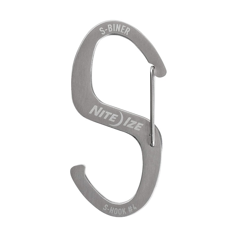 Nite Ize S-Biner Hook 'N Hold S-Hook, Stainless Steel S-Hook