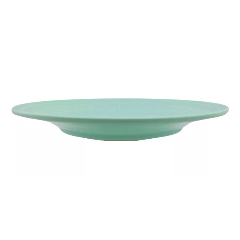 Anforama Juego De 6 Platos Trinche Elegantes Melamina Brillante Aqua
