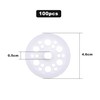 Pack of 100 Plastic Flat Washers 46mm Polypropylene Washers Foam