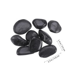 CIYODO 10pcs Drawing Painted Stones Hand Painted Rocks for DIY Art Smooth Surface for Creative Painting for Home Decor and Community Sharing