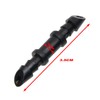Mini Skater 5mm (Dia) Black Hard Plastic Straight Barbed Connectors,