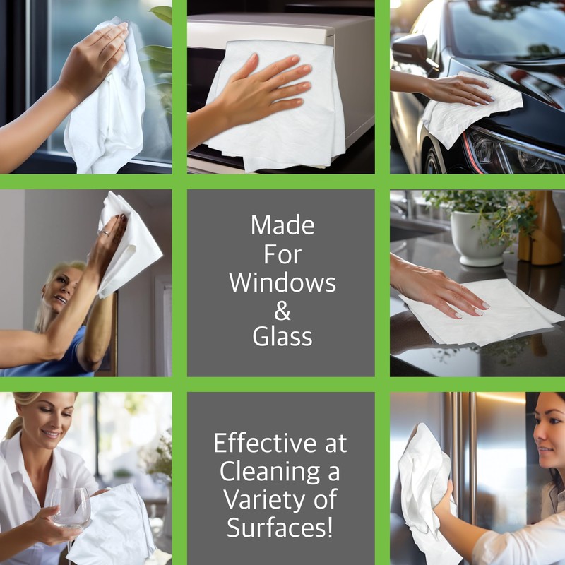 AERAI GROUP Microfiber Magic Streak Free Cleaning Cloth 10 Pack