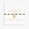 Joma Jewellery A Little Birthstone Gold SEPTEMBER LAPIS LAZULI Bracelet