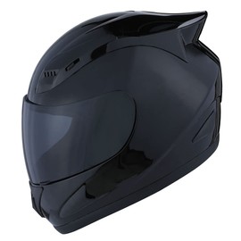 1STORM Motorcycle Bike Full FACE Helmet Mechanic Glossy Black