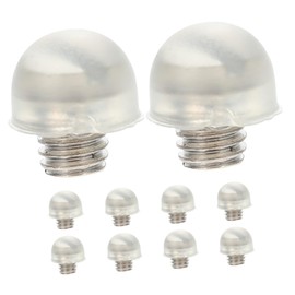 Ipetboom 10Pcs Hair Scissor Muffler for Noise Reduction Transparent Silencers for Hairdressing Pet Grooming Scissors Durable Easy to Attach Silent Cutting Accessories