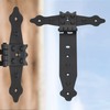 KOTARBAU® Cross Hinge Black 200 mm Shutter Hinge Black Band