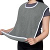 predolo 3 Pieces Adult Terry Bibs,Clothing Protectors Reusable,Machine Washable,Large Adult