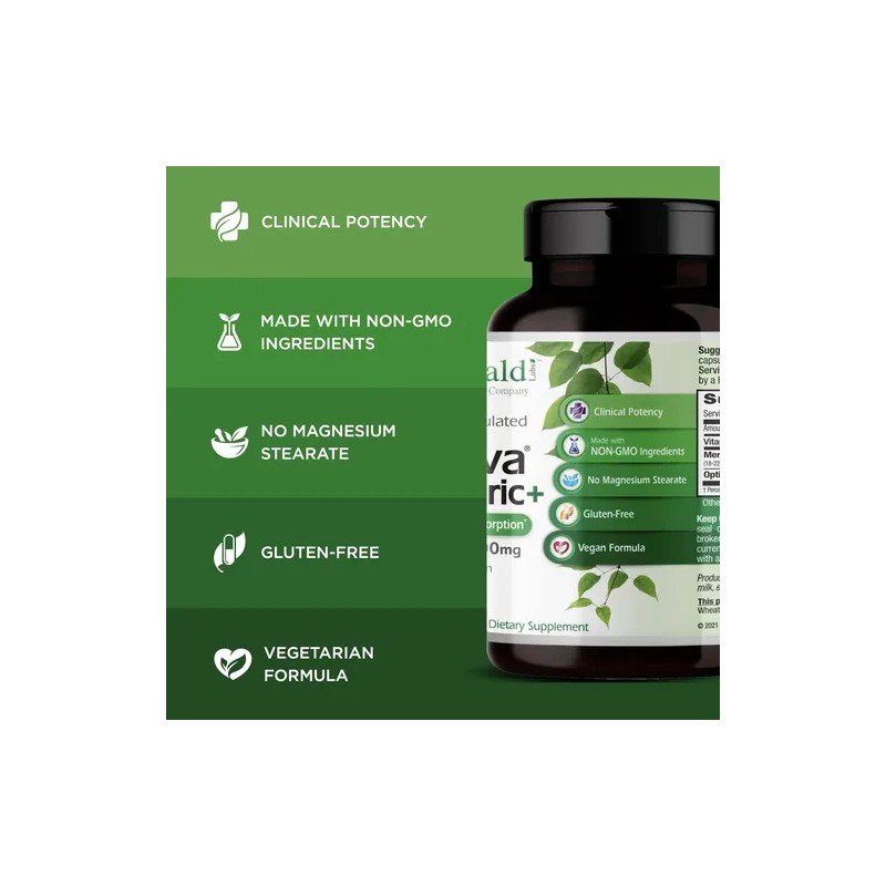 Emerald Labs Meriva Cúrcuma Plus 60 Cápsulas Veganas