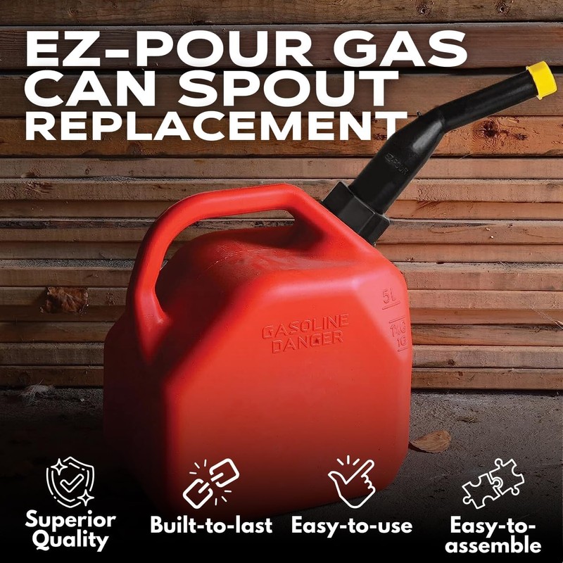 EZ-POUR Rigid Spout Replacement and Vent kit for Water Jugs