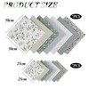 14 Pieces Floral Patchwork, Square Cotton, Printed Patchwork in Canvas
