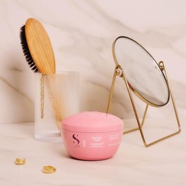 Alfaparf Milano Semi Di Lino máscara nutritiva para cabello seco – seguro en cabello tratado con color – Sulfato, SLS, parabenos y parafina – calidad 