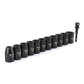 Titan 42201 12-Piece 1/2-Inch Drive Metric Standard Impact Socket Set