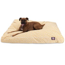 Citrus Towers Small Rectangle Indoor Outdoor Pet Dog Bed With Removable Washable Cover By Majestic Pet Products