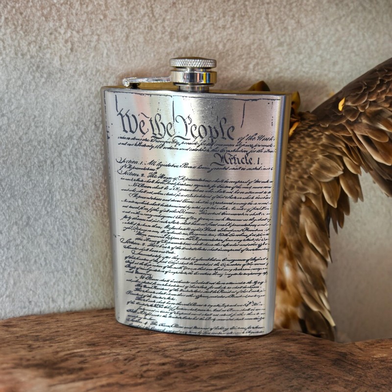 8oz We the People Flask