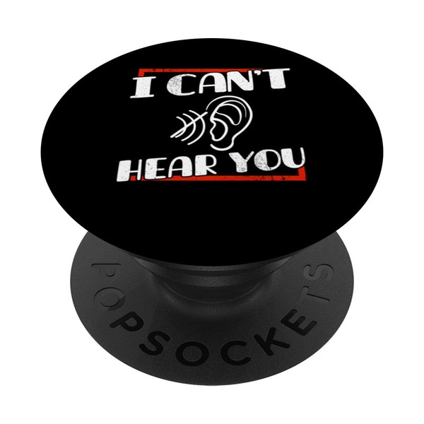 Deaf Awareness Survivor Support Hearing Disability PopSockets Standard PopGrip