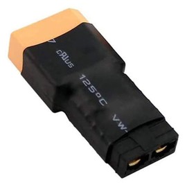 JIECHUN 2 Pair RC LiPo Battery Connector Adapter Compatible with T/R Plug Battery to XT90 Male Female Connectors ESC Charger