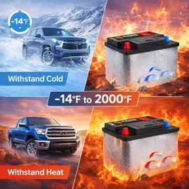 BSTFLEX Battery Wrap Heat Shield Barrier Cell Saver Battery Insulation Kit (40'' x 8'')